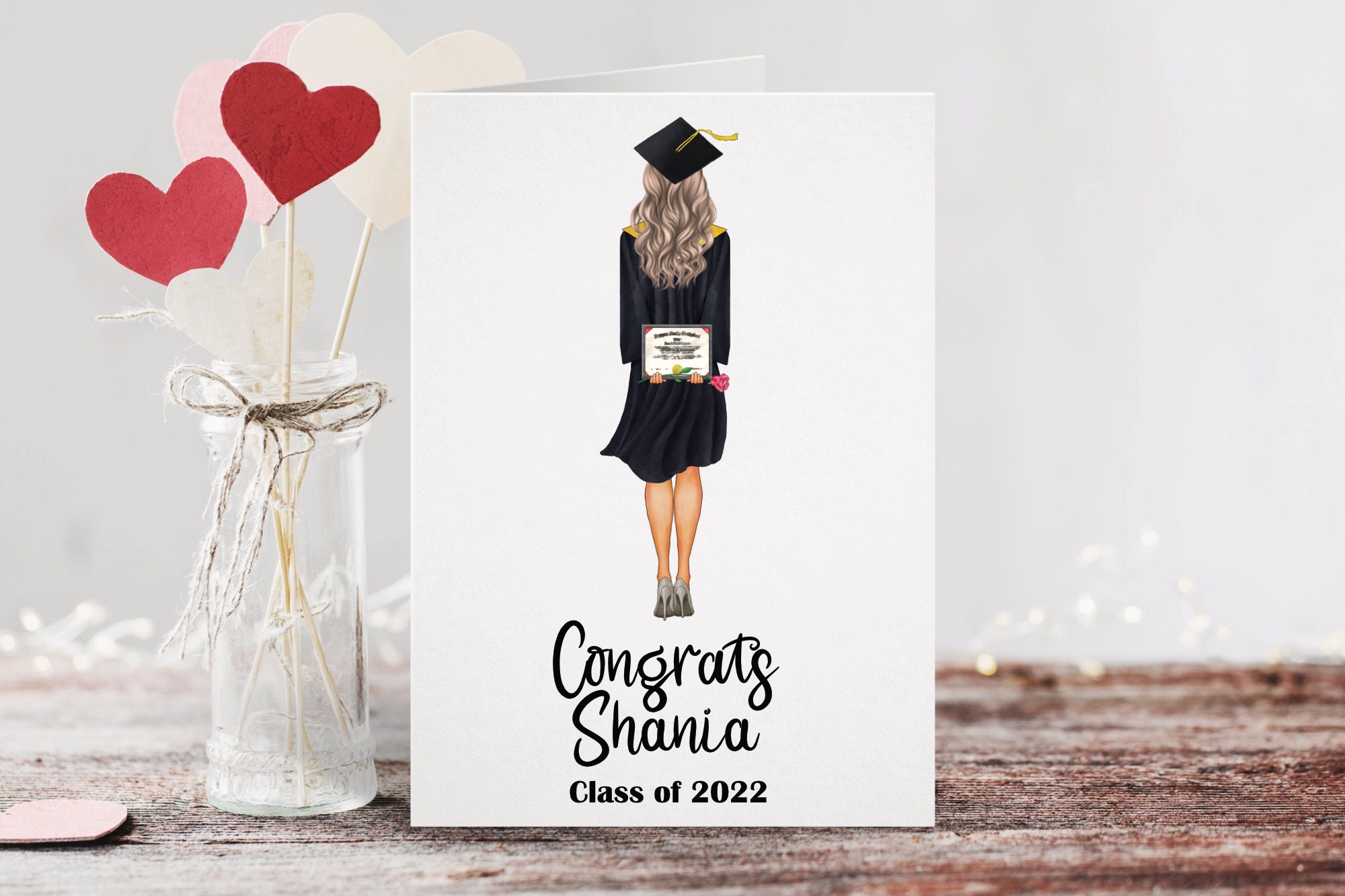 Graduation 2024 Custom Card | Personalized Graduation Card | Senior ...
