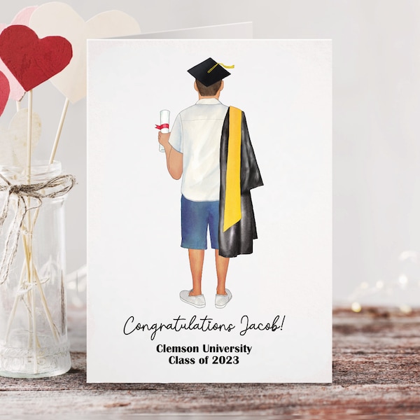 Graduation 2024 Custom Card | Personalized Graduation Card | Greeting Card | Congrats | Congratulations Grad | Class of 2023 Card