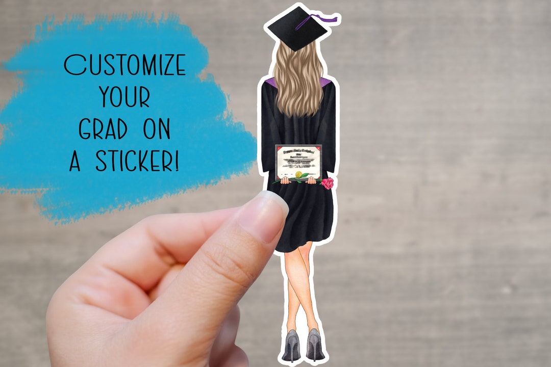 Graduation 2026 Custom Sticker | Personalized Graduation Decal ...
