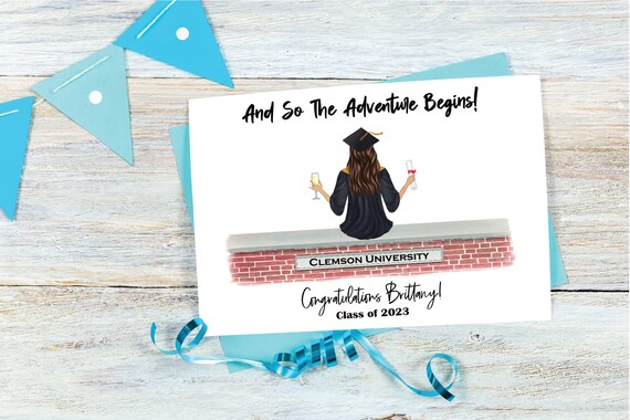 Graduation 2026 Custom Card | Personalized Graduation Card | Greeting Card | Congrats | Congratulations Grad | Class of 2027 Card