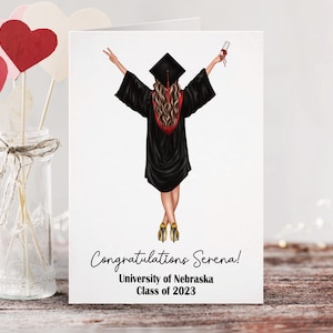 Graduation 2024 Custom Card | Personalized Graduation Card | Greeting Card | Congrats | Congratulations Grad | Class of 2024 Senior Night