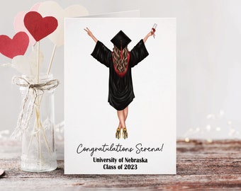 Graduation 2024 Custom Card | Personalized Graduation Card | Greeting Card | Congrats | Congratulations Grad | Class of 2024 Senior Night