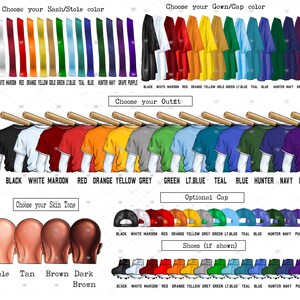 May include: A customizable baseball-themed character design template. Choose from a variety of skin tones, hair colors, clothing colors, and accessories. The template includes a baseball bat, cap, and shoes.