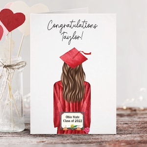 Graduation 2024 Custom Card | Personalized Graduation Card | Greeting Card | Congrats | Congratulations Grad | Class of 2024 Card