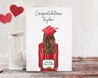 Graduation 2024 Custom Card | Personalized Graduation Card | Greeting Card | Congrats | Congratulations Grad | Class of 2024 Card