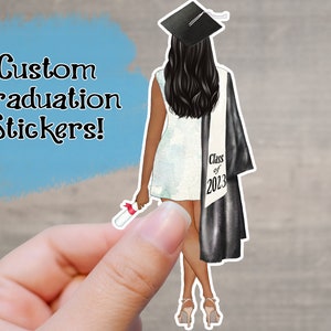 Graduation 2024 Custom Sticker | Personalized Graduation  Decal | Congrats | Congratulations Grad | Class of 2023