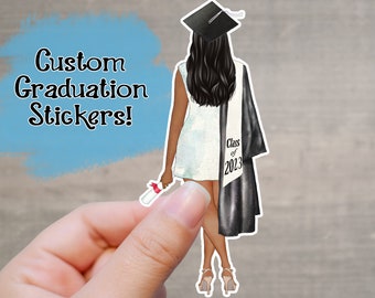 Graduation 2024 Custom Sticker | Personalized Graduation  Decal | Congrats | Congratulations Grad | Class of 2023