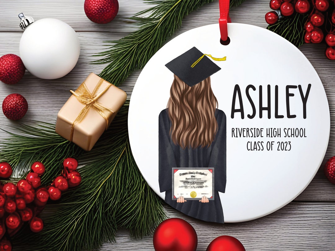Graduation 2027 Custom Ornament | Personalized Graduation Ornament ...