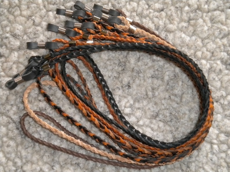 26 Leather Eyeglass Chain Eyeglass Strap Glasses Etsy