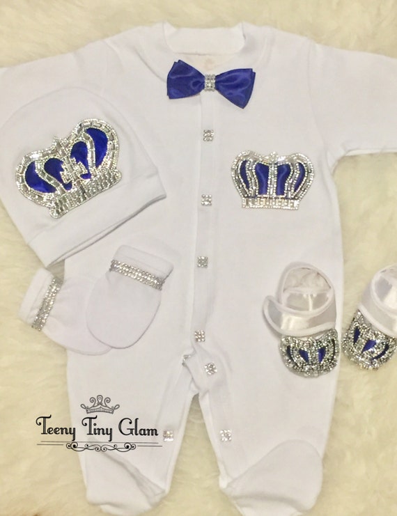 baby boy crown outfit