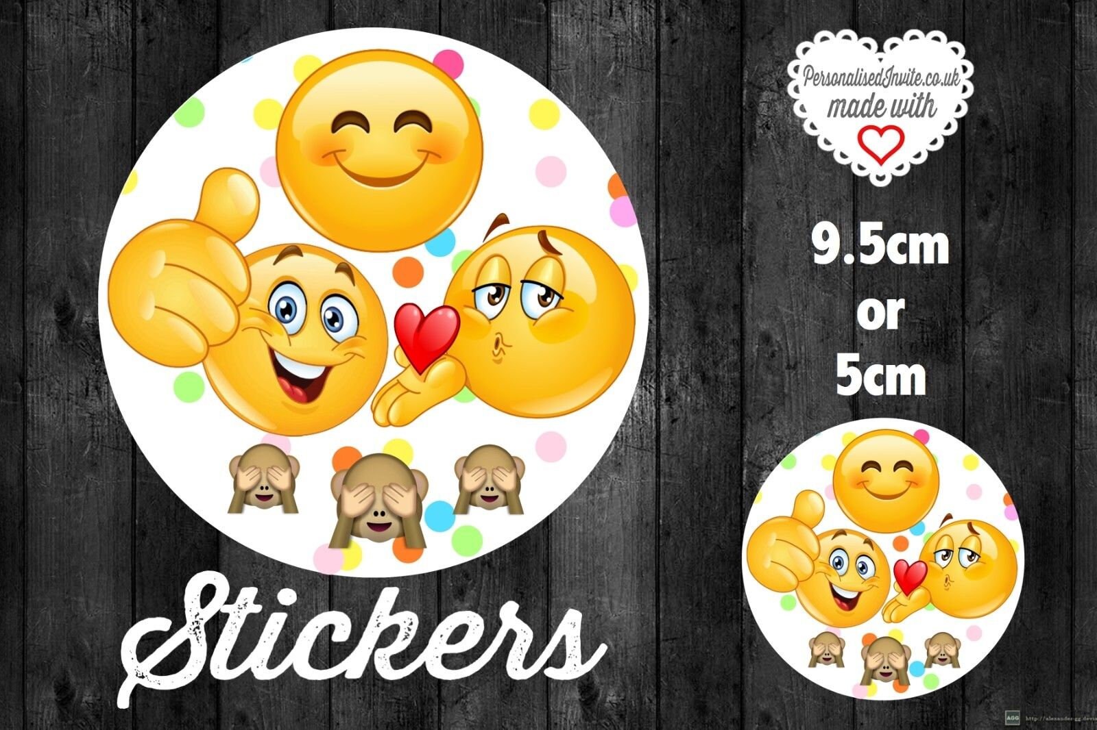 20 Emoji Smiley Face Movie Stickers Mixed Great For Goody Etsy - happy emoji in a bag roblox