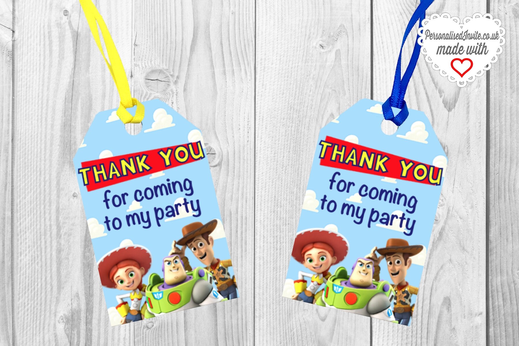 6x TOY STORY Party Boxes Candy bags. Personalised for Favors Etsy