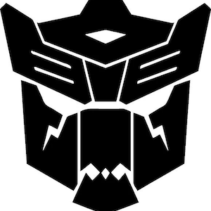 Transformers Dinobot insignia logo window decal, car decal, laptop sticker, robot fan gift