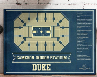 Duke Cameron Indoor Stadium Seating Chart