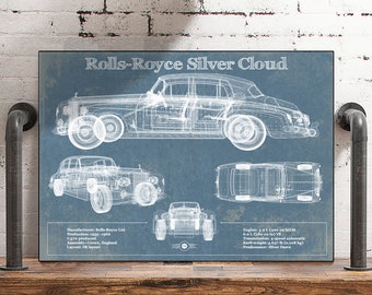 Rolls Royce Ghost Interior CARS1804 Art Print Poster A4 A3 A2 A1