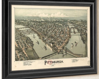 West Philadelphia Poster 1902 Pennsylvania Railroad Yard Art Print 11/" x 17/"