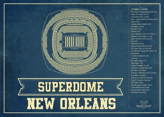 Superdome Seating Chart Saints