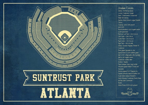 Atlanta Braves Seating Chart Suntrust Park