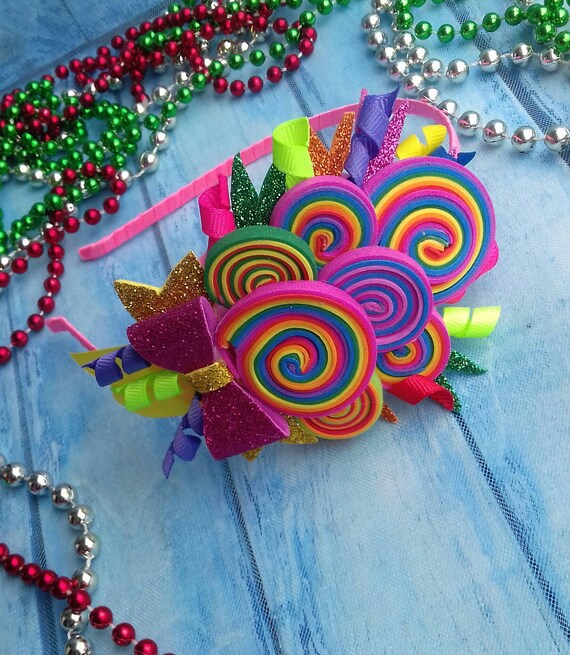 Rainbow Headband Baby Headband Candy Headband Girls Etsy