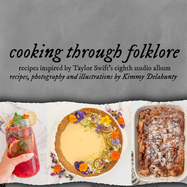 Cooking Through Folklore E-Book | Folklore Cookbook | Taylor Swift Cookbook