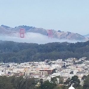 Peeking Golden Gate
