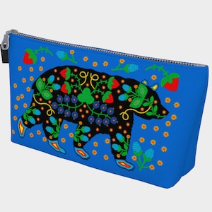 Kolibri Make-up Tasche – Baumwoll-Kosmetiktasche Als Geschenk Für Frauen, Vogelliebhaber