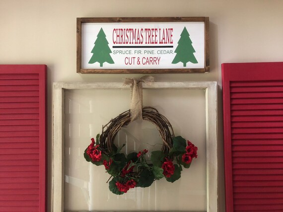 Christmas Trees Christmas Wood Signs Christmas Farmhouse Sign Home Decor Christmas Decoration Wooden Sign Christmas Sign