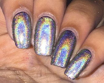 Silver Holo Nail Polish "Tiara Diamonds"