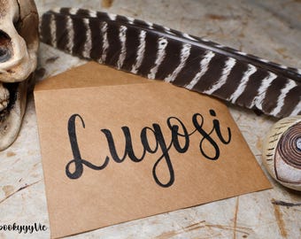 Personalized Handwritten Greeting Card Envelopes - Custom Calligraphy A2 Size (4.5 x 5.75 in.)