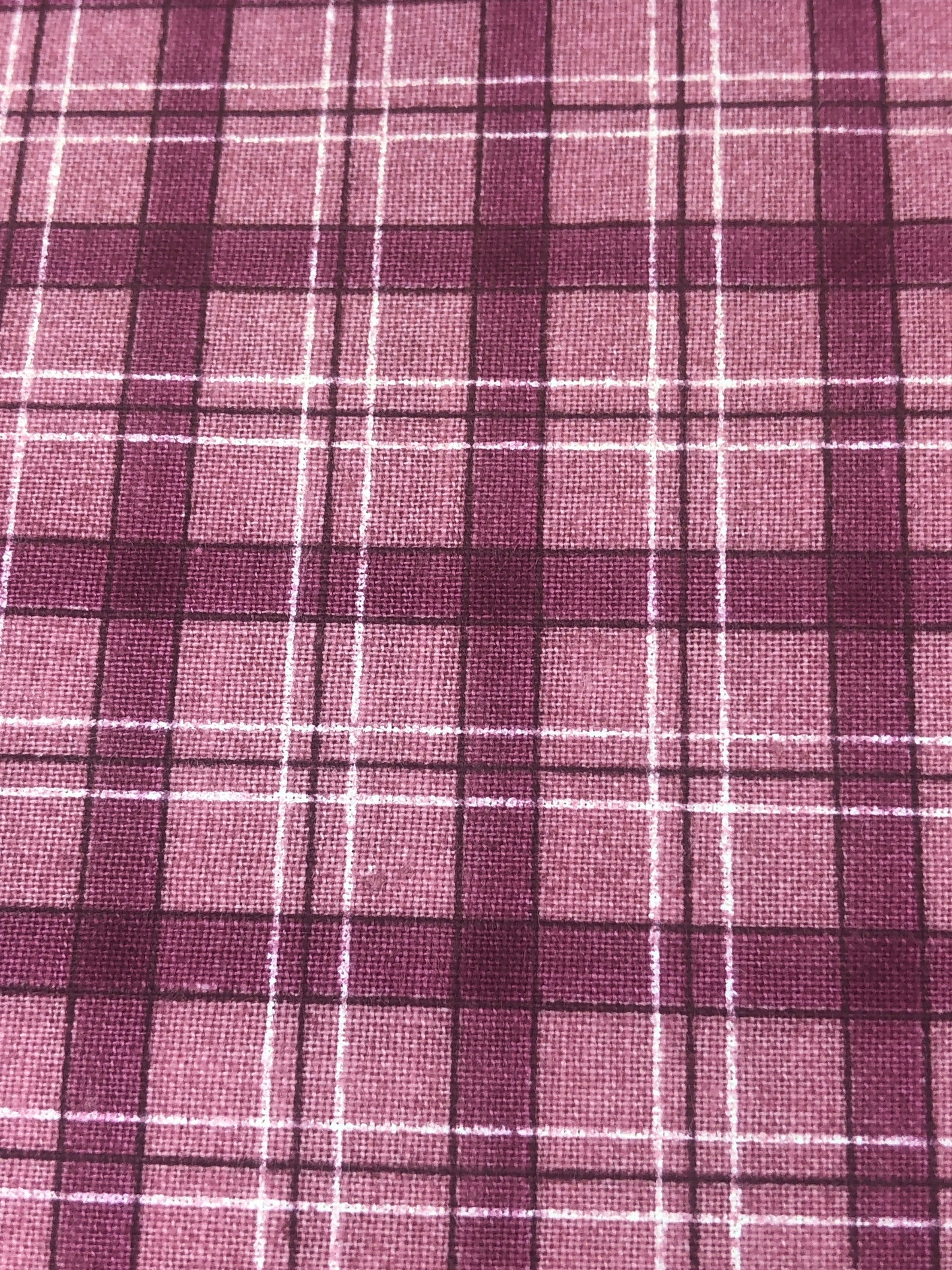 Pink Plaid Tonal Cotton Fabric 3 Yards - Etsy