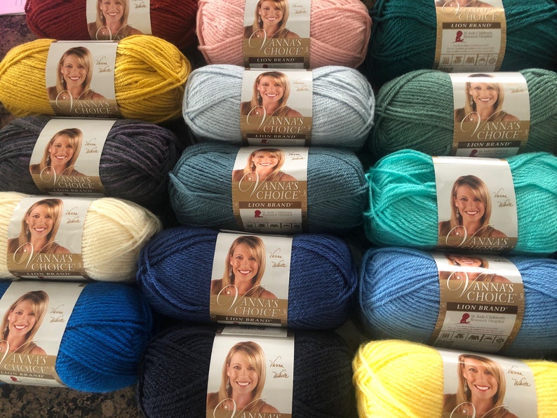 Lion Brand Vanna's Choice medium weight yarn choose your Etsy