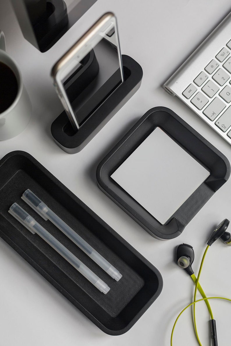 Red Desktop Memo Holder Square Notepad Holder for Desk Etsy