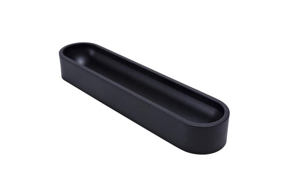 Black Oval Pen Tray Wooden Pen Tray Desk Tidy Clear Desk Etsy