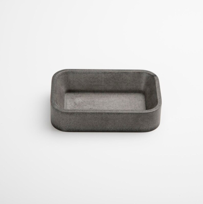 Grey Wood Paper Clip Holder Wood Paper Clip Cup Wooden Paper Etsy