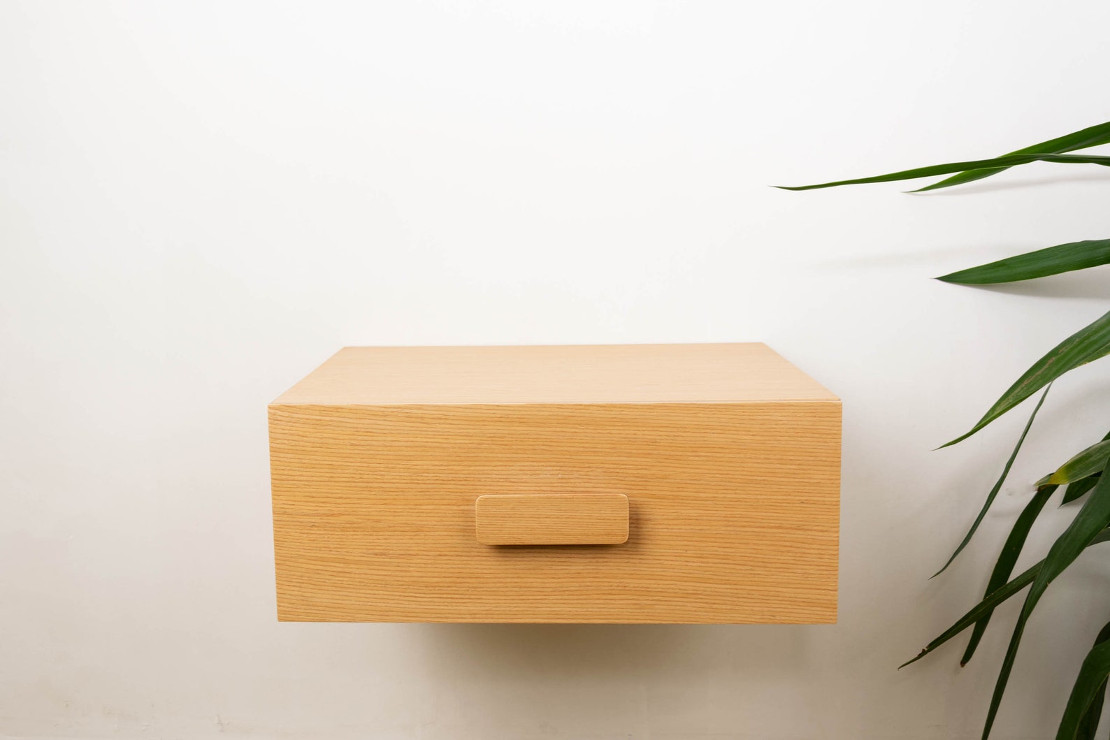 Wooden Floating Drawer Shelf With Drawer Custom Size Etsy