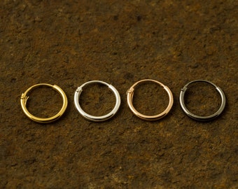 Super Tiny 10mm  Hoop Earrings, 925 Sterling Silver Hoop Earring, Kids Earring