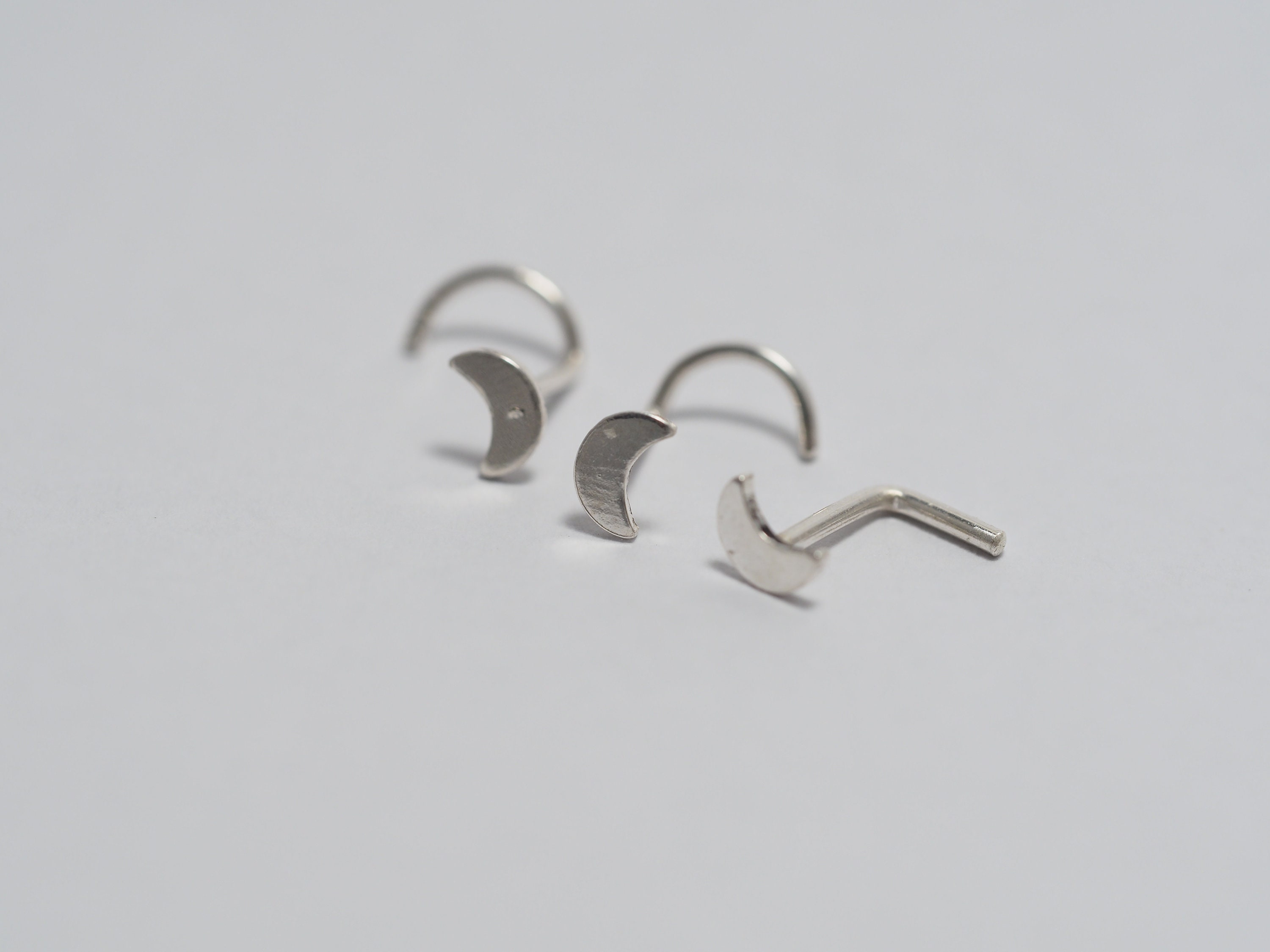 Moon Nose Stud Etsy Canada