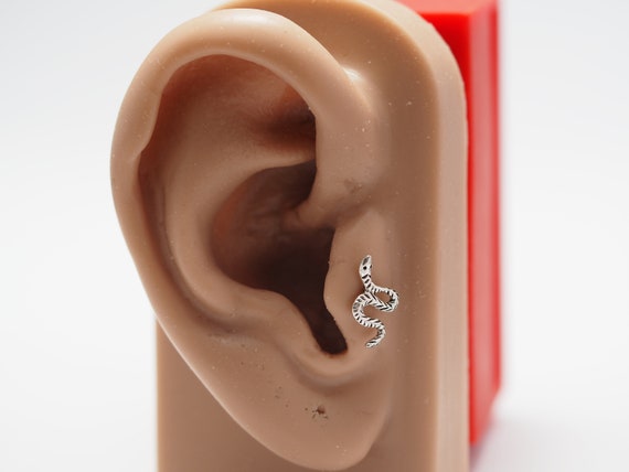 snake tragus jewelry