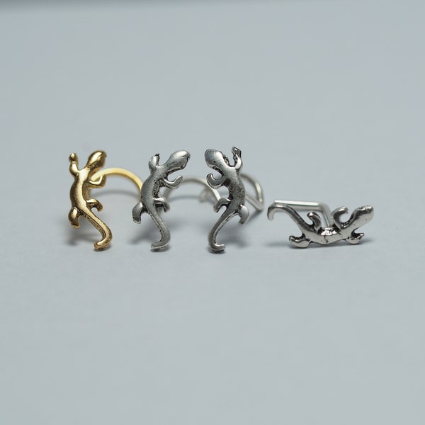 18 , 20 Gauge , Salamander  Nose Stud, nose screw, Jewelry Nose Stud, Body Piercing Jewelry, Nose Piercing, Body Jewelry