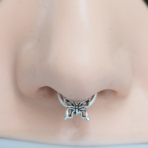 16G, 18G vlindertussenschotring/Daith-oorbel/kraakbeenoorbel/lichaamssieraden