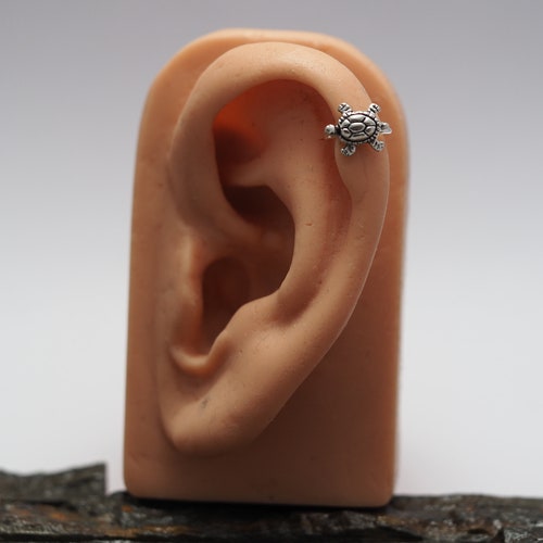 Cartilage Hoop Earrings Tiny Helix Hoop Earring Cartilage Etsy