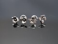 Floral Sterling Silver Nose Stud: 18/20 Gauge Nose Screw product logo