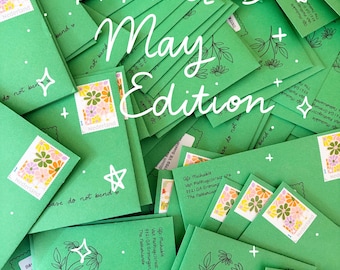 Club de correo impreso único - Muchable - Edición de mayo - | diario, arte, correo tradicional, cruce postal | PREVENTA