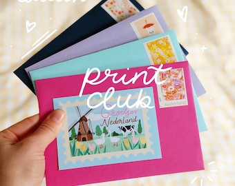 Club di stampa unico - Muchable - Edizione di aprile - | journaling, arte, posta tradizionale, incrocio postale