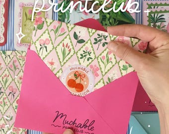 Club di stampa e mailing unici - Muchable - Edizione di marzo | journaling, arte, posta tradizionale, incrocio postale