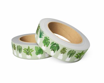 Washi tape house plants Muchable | flower stationery illustration pattern design | planten