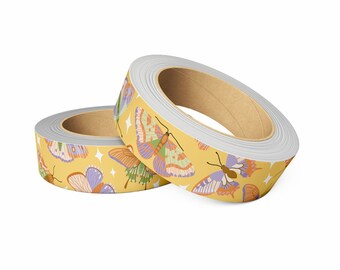 Washi tape magical, sparkle butterflies - Muchable | flower stationery illustration pattern design | paper tape insecten