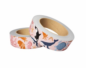 Washi tape ocean animals Muchable | flower stationery illustration pattern design