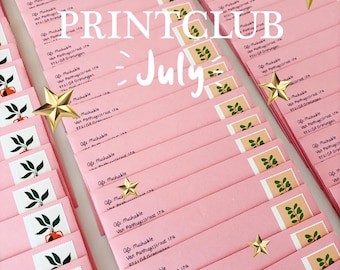 Klub poczty drukowanej Unique Print Mail Club - Muchable - wydanie czerwcowe | dziennikarstwo, sztuka, poczta ślimakowa, Post Crossing - klub naklejek, klub pocztowy, wysyłka 16 lipca