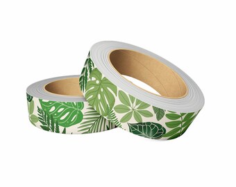 Washi tape wild botanical leaves Muchable | flower stationery illustration pattern design | plants